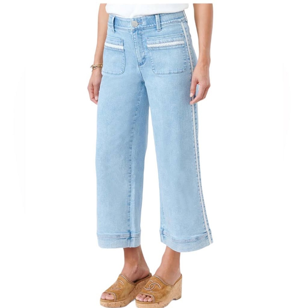 Democracy Ab Solution High Rise Wide Leg Crop Jeans